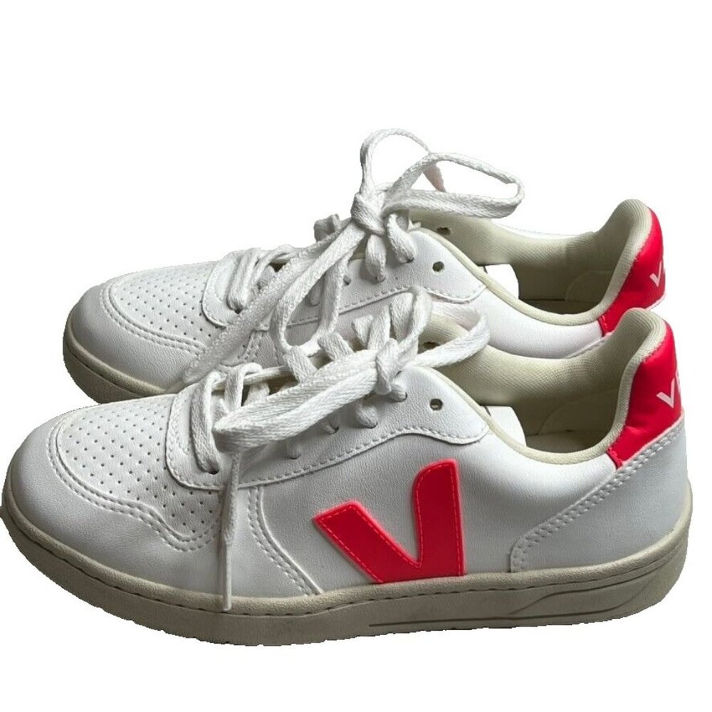 Madewell X Veja™ $135 Campo Sneakers Womens Size 36 White Steel NK119